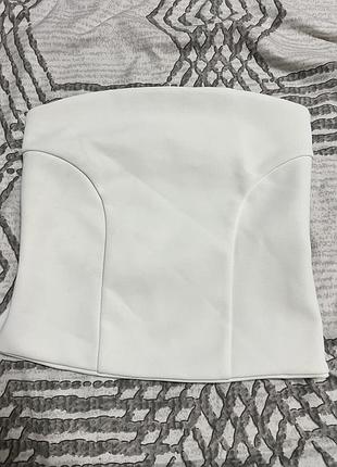 Корсетний топ zara, ззаду на застібках