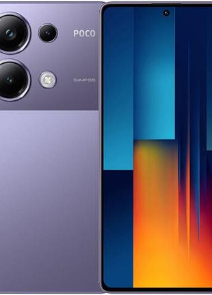 Смартфон poco m6 pro 8/256gb purple 6,67" 120 гц gorilla glass 5000 ма·ч якісний