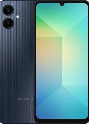 Смартфон samsung galaxy a06 4/128 gb black 2 sim 6.7" type-c 5000 mah smart