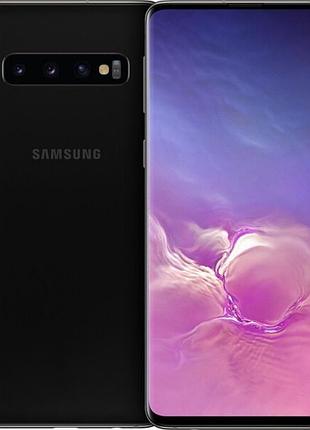 Смартфон samsung galaxy s10 duos 8/128gb 6.1" 12 мп 2 sim 3400 mah bluetooth 5.0 black (sm-g973fd) потужний
