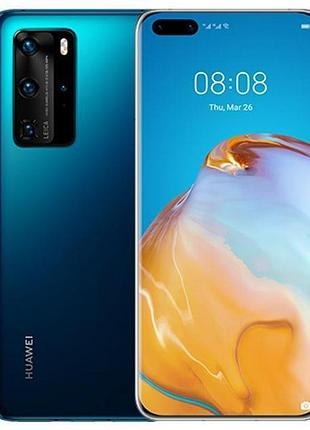Смартфон huawei p40 pro 8/256gb deep sea blue 2 sim 6.58" oled 4k 50 мп 40 вт nfc 4200 mah gg