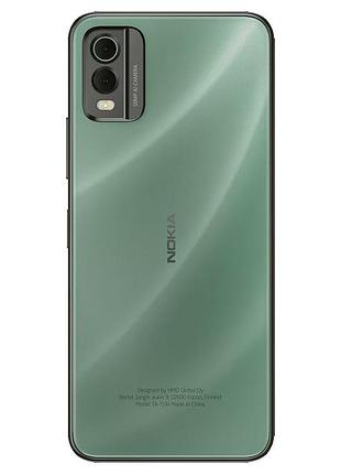 Смартфон nokia c32 6/128gb green 6.5" hd+ 1600x720 50мп+2мп 5000 мач smart