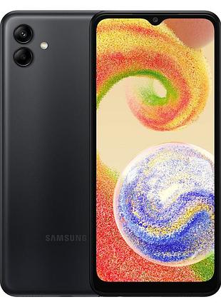 Смартфон samsung galaxy a04e (a042f) 3/64gb black 6.5" 2sim 13мп + 2мп 5000 mah якісний