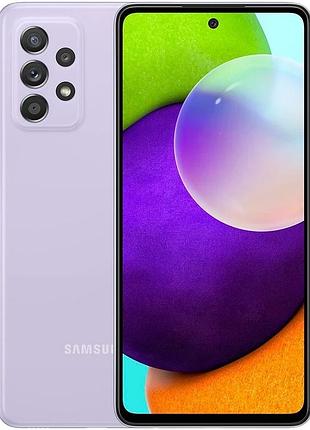 Смартфон samsung galaxy a52 8/256gb light violet 6.5" 2400 x 1080" nfc 4500 мач premium
