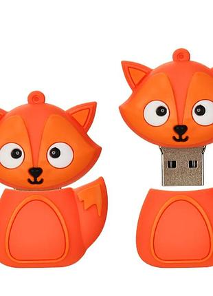 Флеш накопитель usb 64 gb 2.0 usb флешка в виде лисы