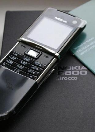 Мобильный телефон nokia 8800 sirocco black edition java mp3 series 40 финляндия. якісний