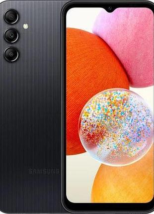 Смартфон samsung galaxy a14 (a145f) 4/128gb black 6.6" 2408x1080 2sim lte nfc bluetooth 5.1 5000 mah helio g80 якісний