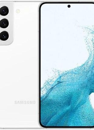 Смартфон samsung galaxy s22 8/256gb phantom white 5g (s901b) 2 sim 6.1" 120 гц 8k nfc 3700 mah якісний