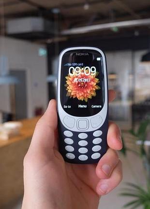 Мобільний телефон nokia 3310 (2017) dual sim black tft 2.4" 2мп 1200 ма·год. premium