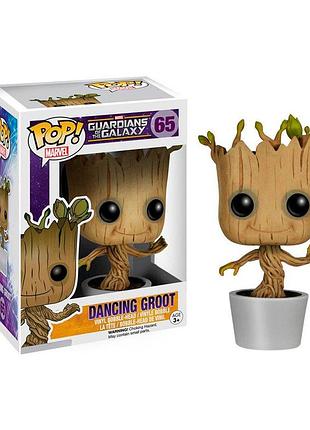 Фігурка funko pop фанко поп marvel guardians of the galaxy dancing groot #65