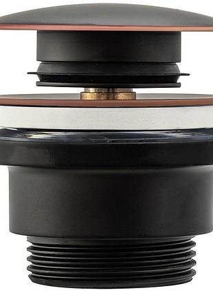 Донный клапан rea old black klik-klak универсальный new (rea-a5218)