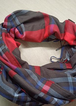 Шарф, палантин клетка .