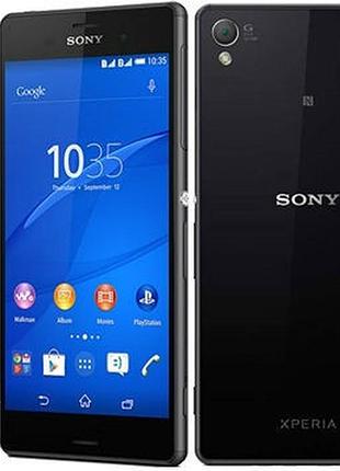 Смартфон sony xperia z3 d6603 black ips 5.2" 4ядра 3/16gb 20.7мп 3100мач premium