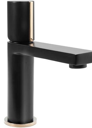 Змішувач для умивальника rea icon black mat (rea-b5680)
