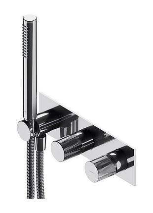 Смеситель для ванны и душа omnires contour скрытого монтажа, chrome (ct8035-1cr)