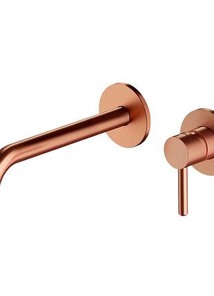 Змішувач для умивальника прихованого монтажу omnires y brushed copper (y1215hlcpb)