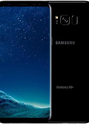 Смартфон samsung galaxy s8 plus (g955f) 4/64gb black 2sim lte 6.2" 2960x1440 nfc 3500 mah