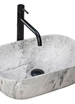 Умывальник rea livia 33,5x46,5 stone (rea-u3800)