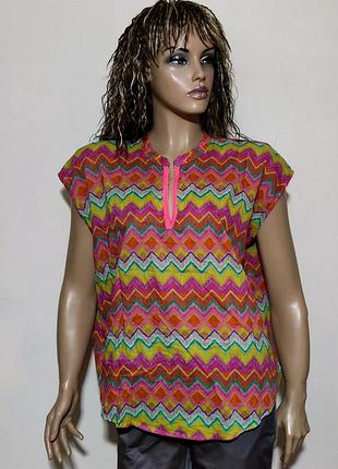 Emily van den bergh fluo multi блуза топ /14749/