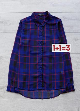 1+1=3 🎁 напівпрозора картата сорочка від new look
