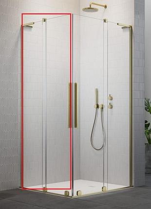 Душевая кабина radaway furo sl kdd 90x200 левая, стекло прозрачное, brushed gold (10305090-99-01l)