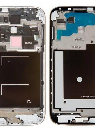 Рамка крепления дисплея для samsung galaxy s4 i9505 9500 серебристая. gg