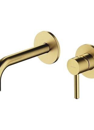 Змішувач для умивальника прихованого монтажу omnires y brushed brass (y1215hbsb)