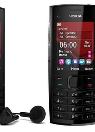 Мобільний телефон nokia x2-02 оригінал 2 сім фінляндія