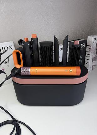 Премиум стайлер airwrap coanda 2x multi styler & dryer hs09 ceramic apricot/topaz с кейсом | оранжевый