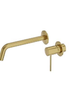 Змішувач для умивальника lavita orion прихованого монтажу, brushed gold (5900378341475)