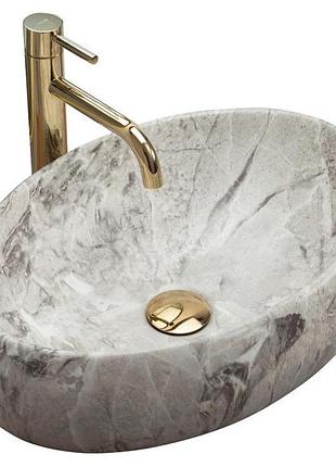 Умывальник rea linda 33x48 stone (rea-u1020)