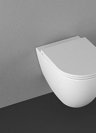 Унітаз isvea infinity clearimplus wall hung wc 365x530 (10nf02001 2l-matte white)