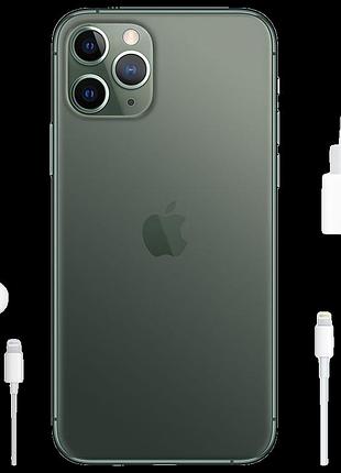 Смартфон apple iphone 11 pro 512gb midnight green 5.8" oled a13 bionic triple 12 мп ip68 face id ios 3