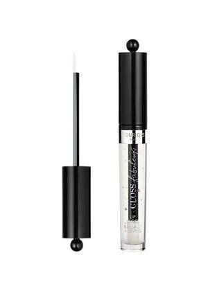Блеск для губ прозрачный с эффектом бальзама bourjois gloss fabuleux в оттенке 01 glow'bally chic