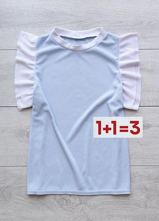 1+1=3 🎁 милейшая блуза футболка топ в рубчик