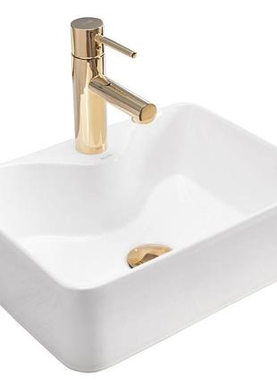 Умивальник rea kelly mini 31x41 white (rea-u8196)