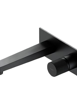 Смеситель для умывальника omnires contour скрытого монтажа, antracite( ct8015at)