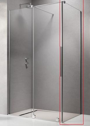 Збоку стінка radaway furo s1 110x200 прозоре скло, хром (10113110-01-01)