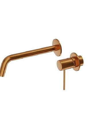 Смеситель для умывальника lavita orion скрытого монтажа, brushed copper (5900378357353)
