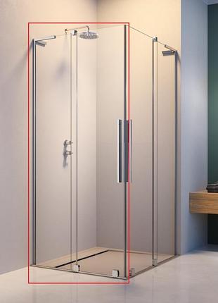 Ліва частина кабіни radaway furo sl kdd 100x200 прозоре скло, хром (10305100-01-01l)