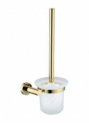 Ёршик для унитаза omnires modern project gold (mp60620gl)