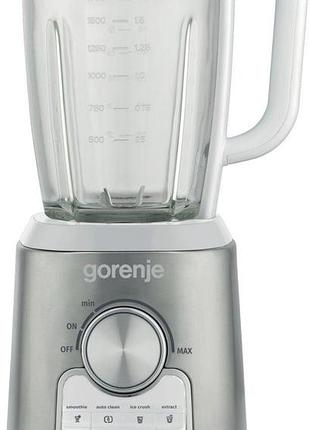 Блендер gorenje стационарный 1400 вт, емкость 1.75 л модель b1400e, белый
