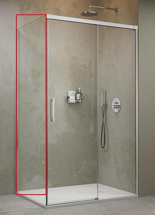 Збоку стінка radaway idea 8 s1 90х200,5 права, скло прозоре, хром (10360090-01-01r)