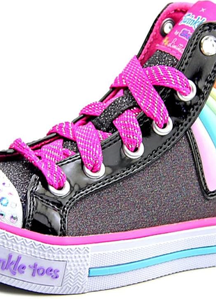 Миготливі кеди хайтопи розмір 35 (22 см) skechers twinkle toes wander wings оригінал
