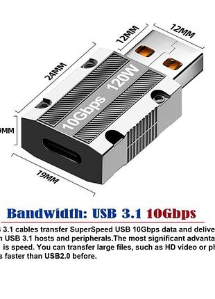 Универсальный адаптер cy usb-c usb 3.1 type c