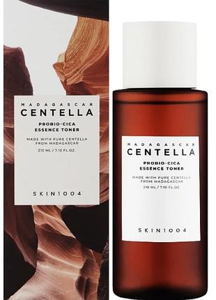Увлажняющий тонер-эссенция с центеллой skin1004 madagascar centella probio-cica essence toner, 210 мл