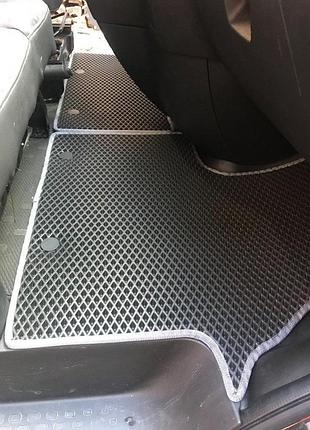 Коврики (2 шт, eva, черные) для renault trafic 2015- гг