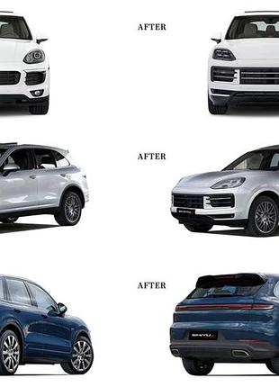 Комплект рестайлинга 2024 для porsche cayenne 2010-2017 гг