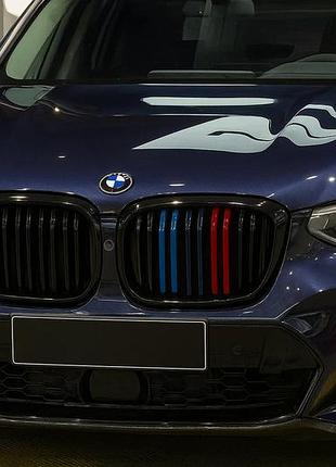 Решетка радиатора m-look (для g08i, m-color) для bmw x3 g01 2018- гг