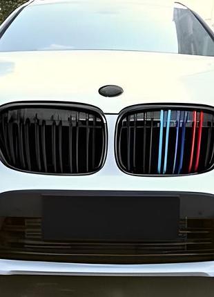 Решетки радиатора m-look (2015-2019, m-color) для bmw x1 f48